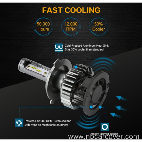 12V Auto Lamp No Radio Noise Headlight Bulb